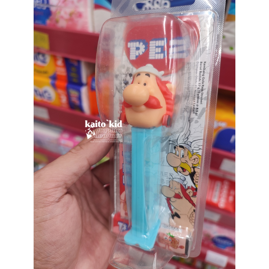 PEZ OBELIX Komik Jadul Asterix Permen Dispenser Candy Lucu Unik