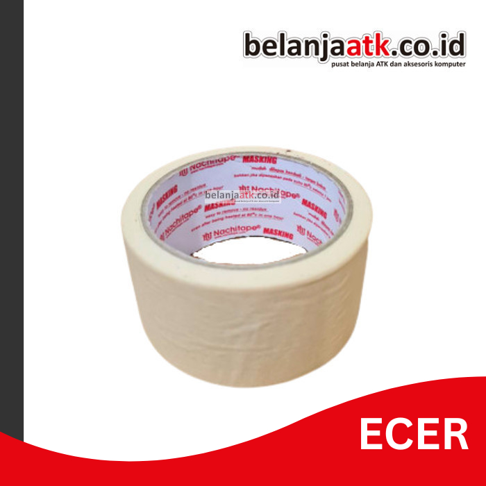 

[ECER] Lakban Kertas Nachi 2” x 12 Meter (Masking Tape Dua Inch)
