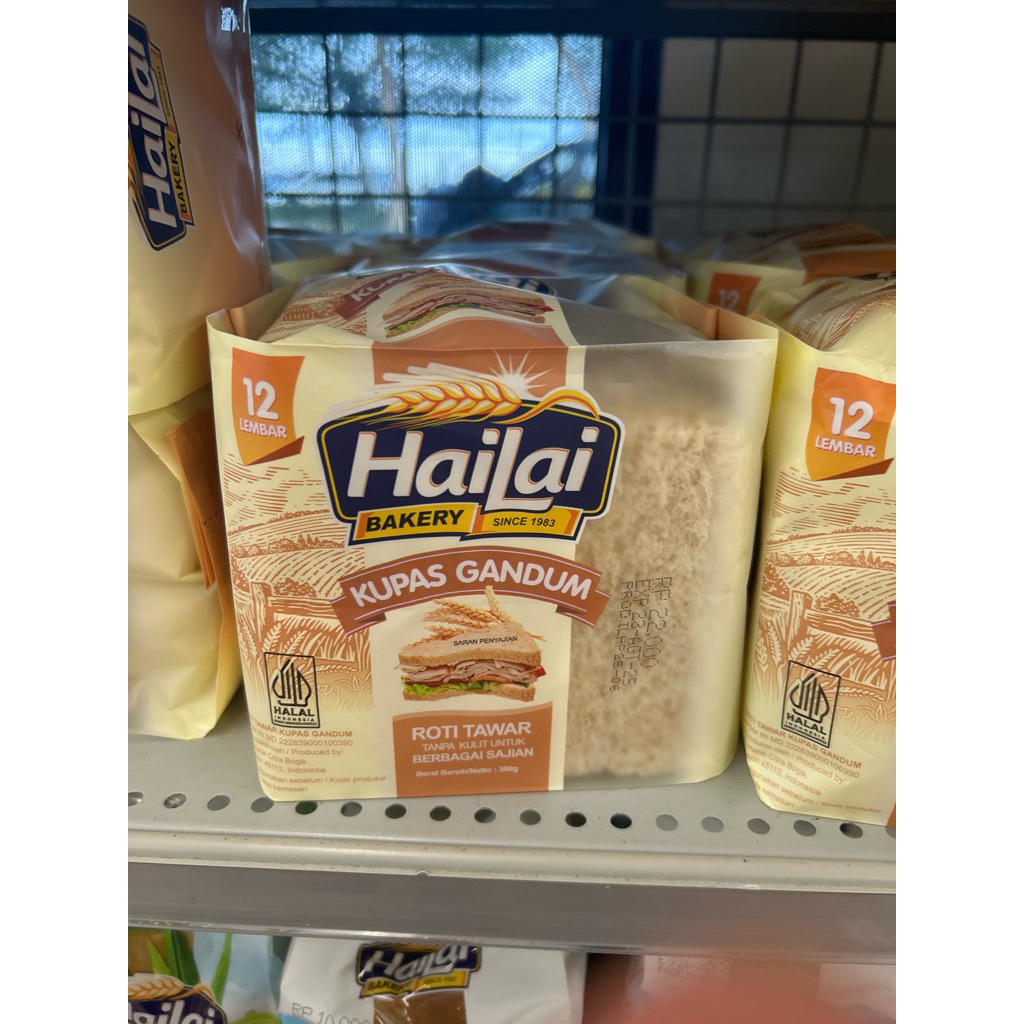 

HAILAI roti kupas Gandum 12 lembar