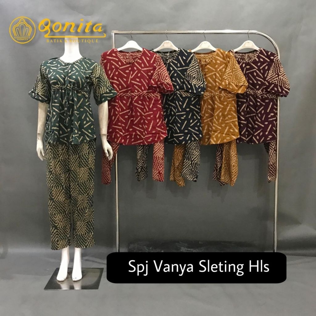{Ld 100 Cm} Spj Vanya Sleting Hls by Qonita Batik Pekalongan