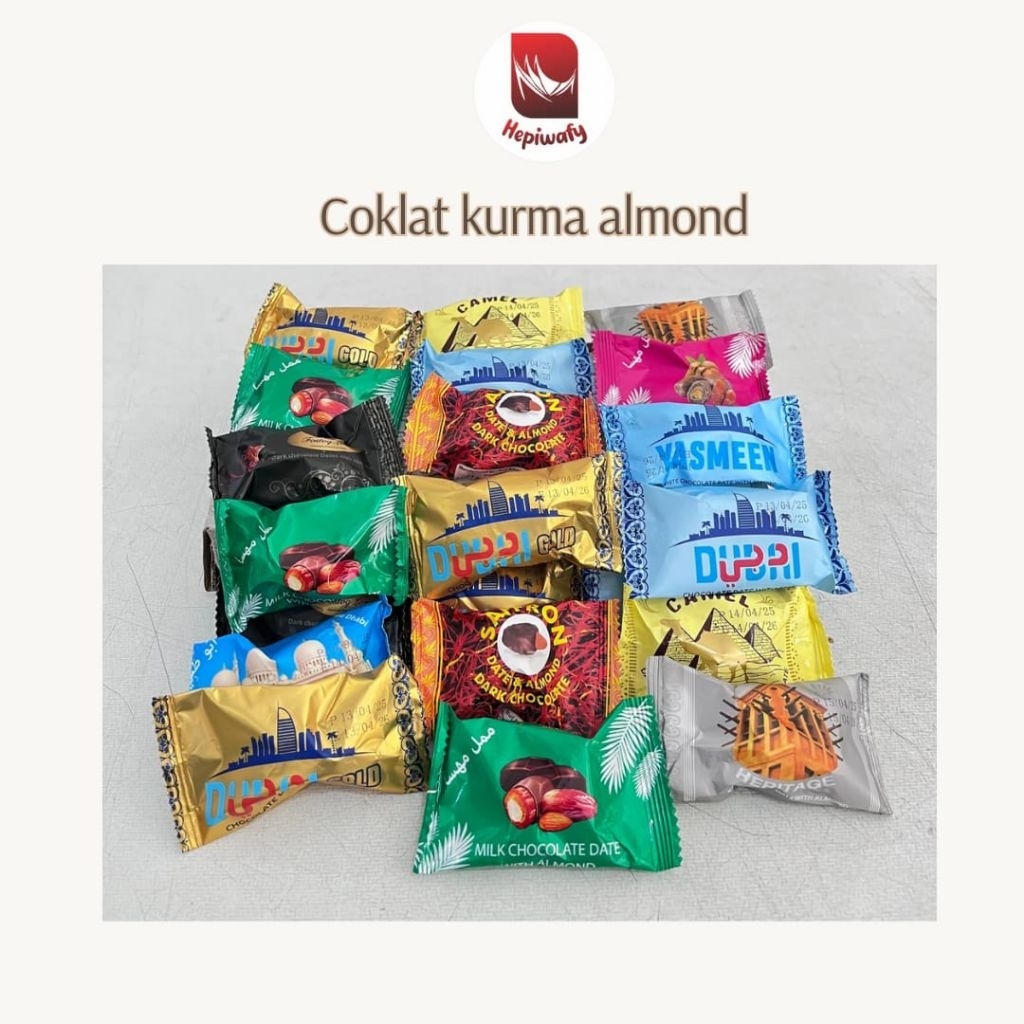 

COKLAT KURMA ALMOND ORI ARAB DUBAI