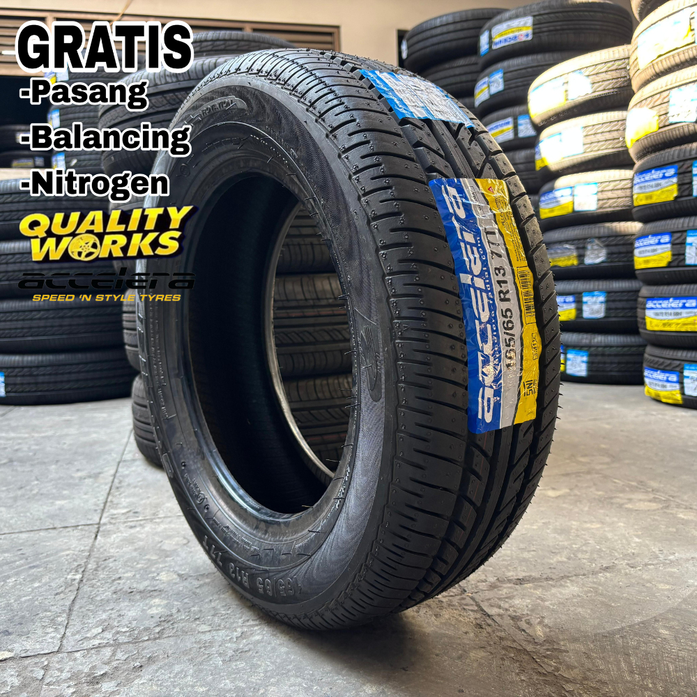 BAN ACCELERA 165 65 R13 GAMMA - BAN MOBIL RING 13 UKURAN 165/65 R13 TUBLLES