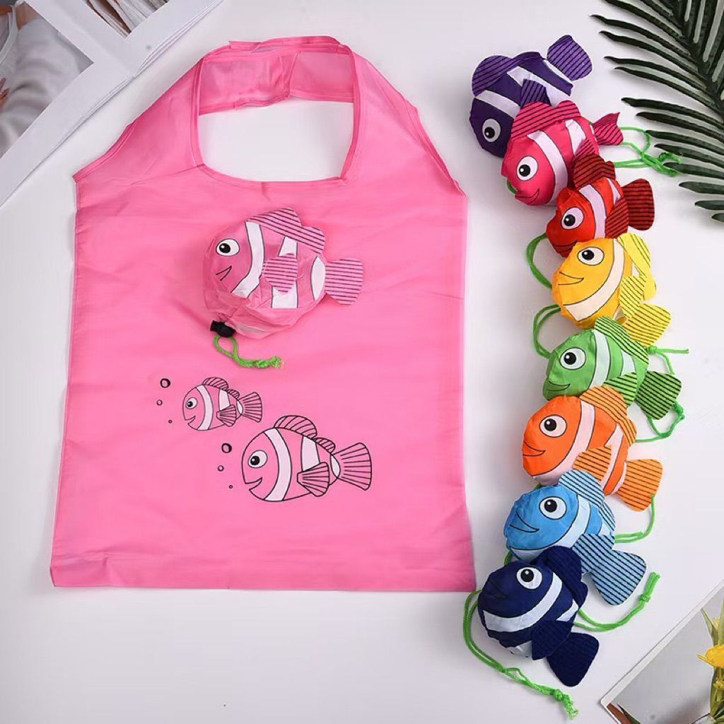 Tas Belanja Lipat / Shopping Bag Ikan Nemo Size Small Anti Air