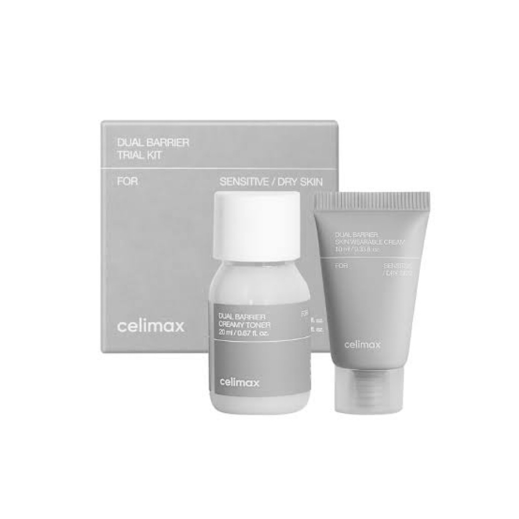 celimax - Dual Barrier Trial Kit / creamy toner / dual skin wearable cream