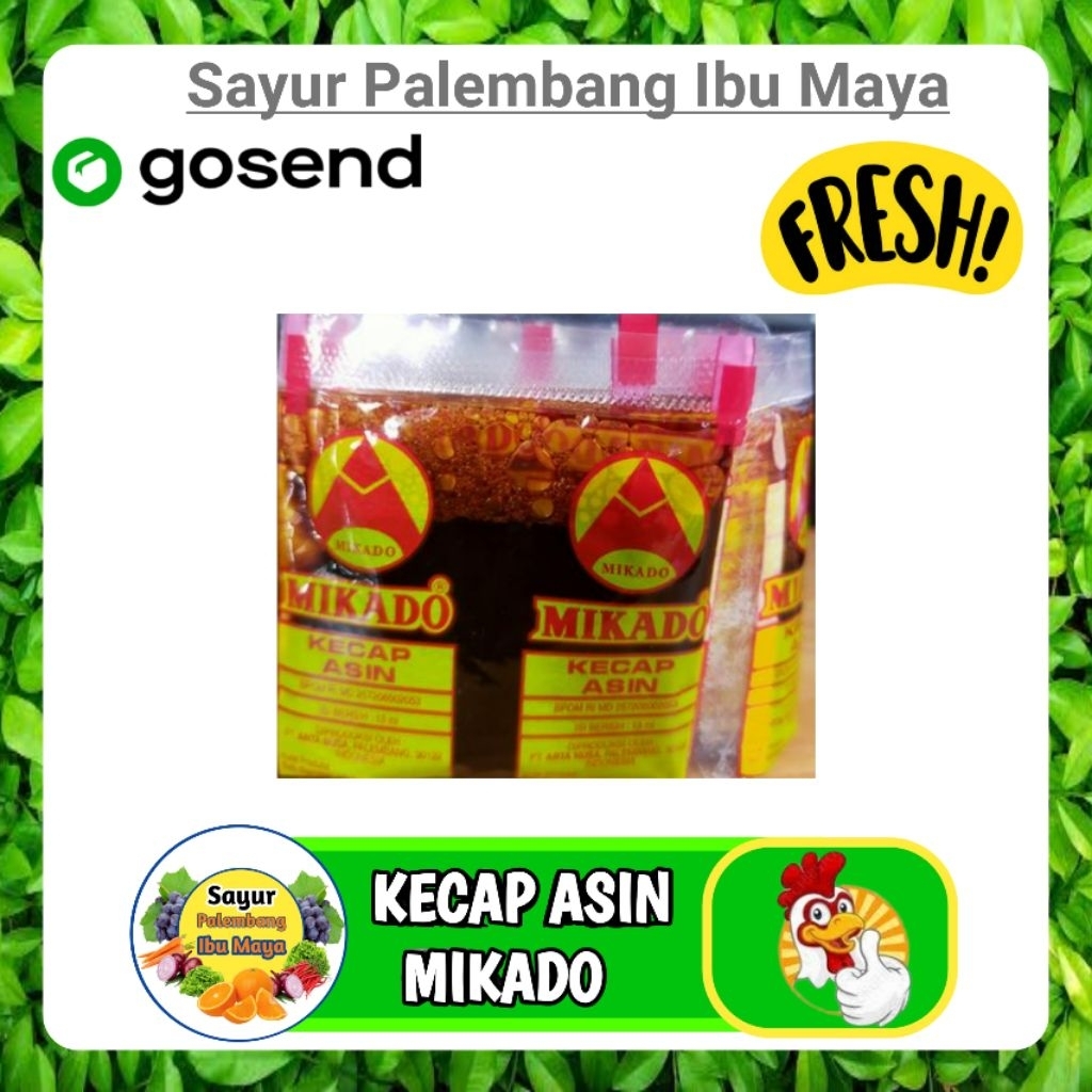 Kecap Asin Mikado Per Sachet - Palembang