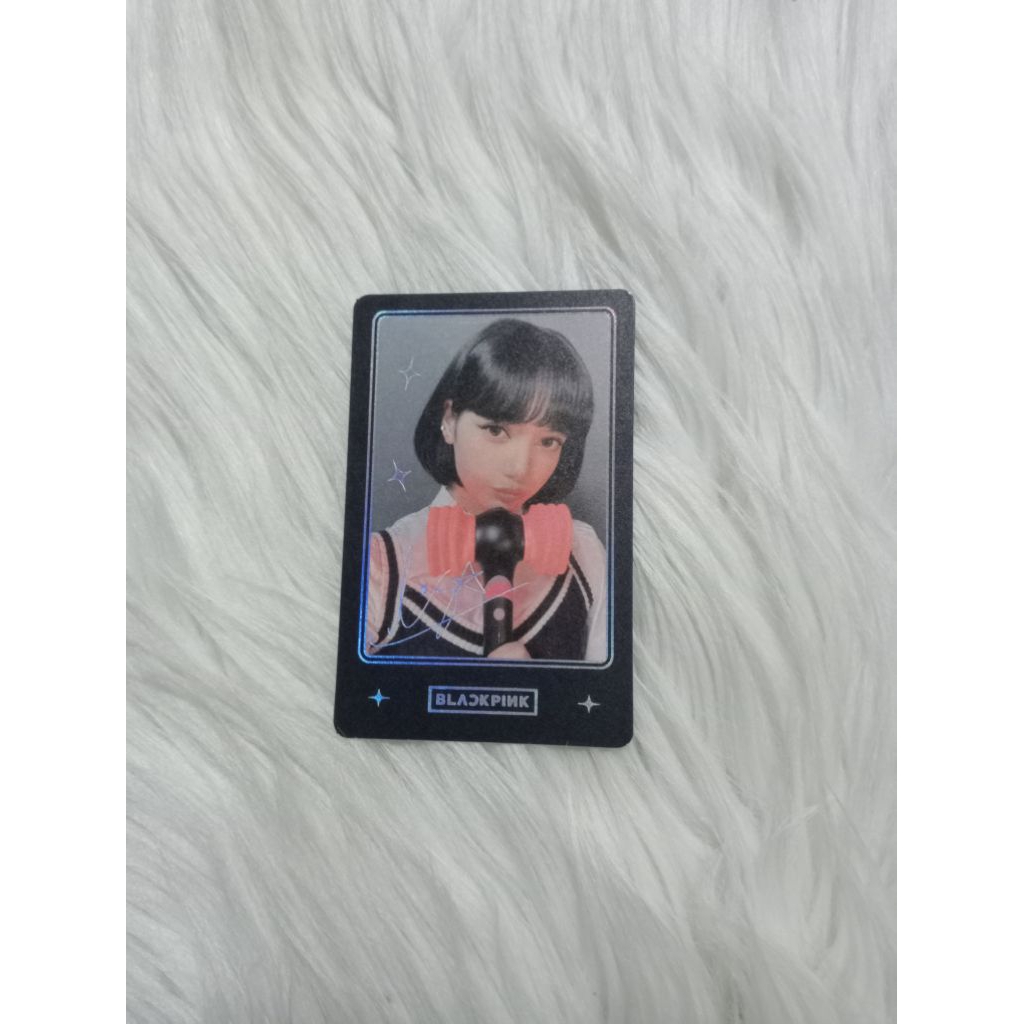 (official) pc photocard lisa blackpink pob lightstick v2 ver 2 rose jennie jisoo