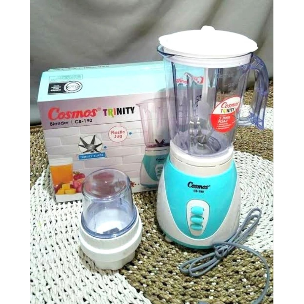 Blender Cosmos Cb 190 / CB190 / blender plastik 1.5 liter / blender jus goblet cosmos trinity / blen