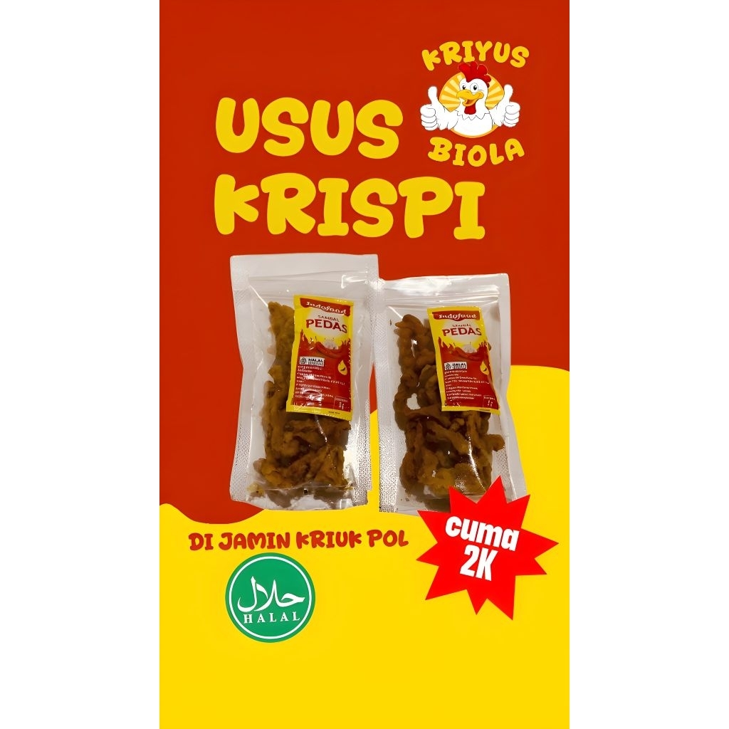 

usus krispi Original gurih renyah