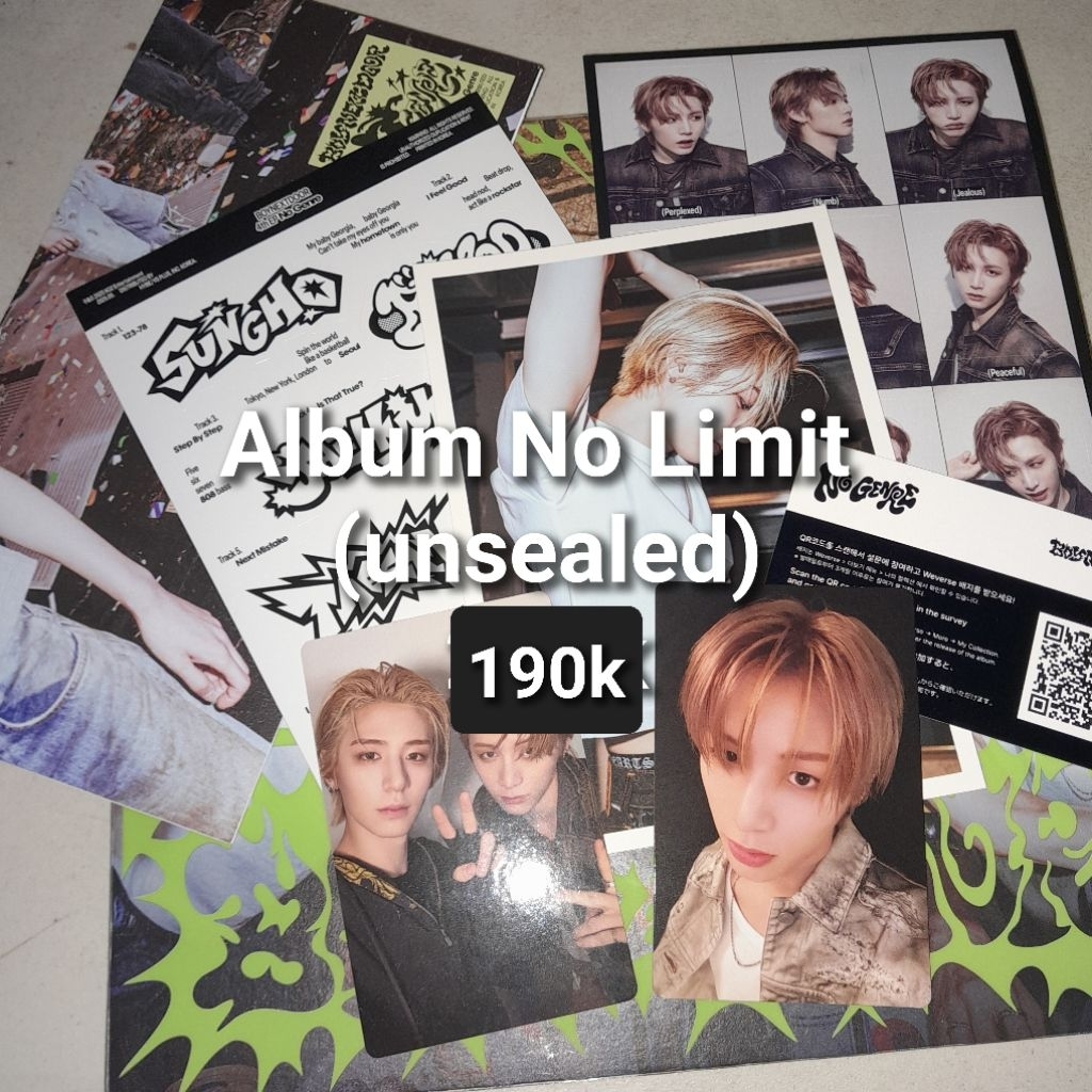 pelunasan ALBUM NO LIMIT [UNSEALED] gongfourz taesan leehan