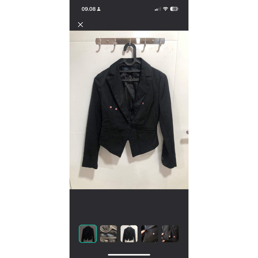 blazer zara preloved
