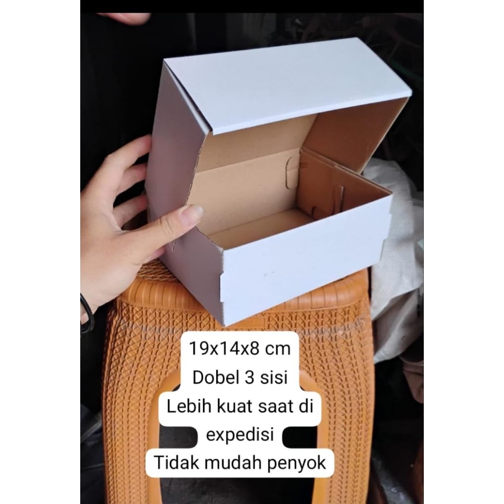 

19x14x8 cm Dobel 3 sisi box hampers dus sandal anak sepatu anak dus dompet tas