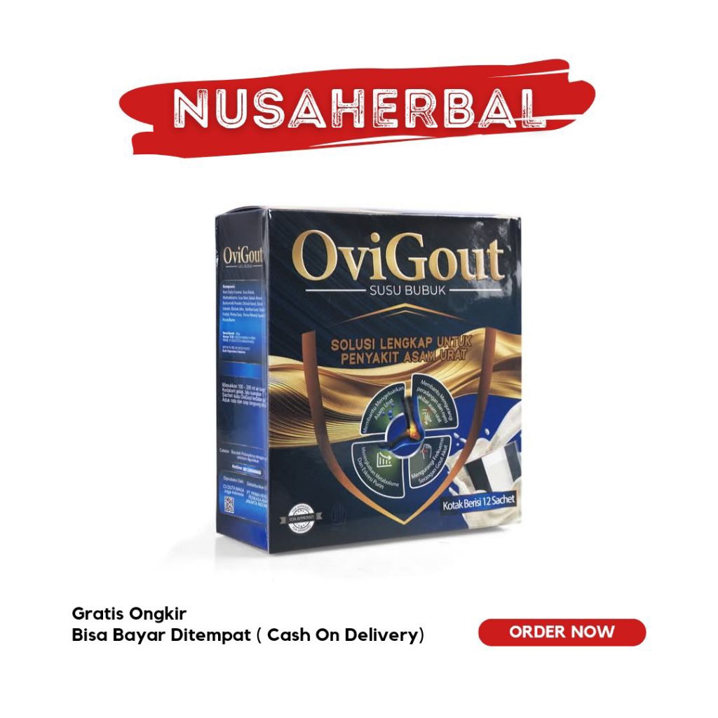 

OVIGOUT MILK SUSU ASLI ORIGINAL OBAT ASAM URAT NYERI SENDI KOLESTROL