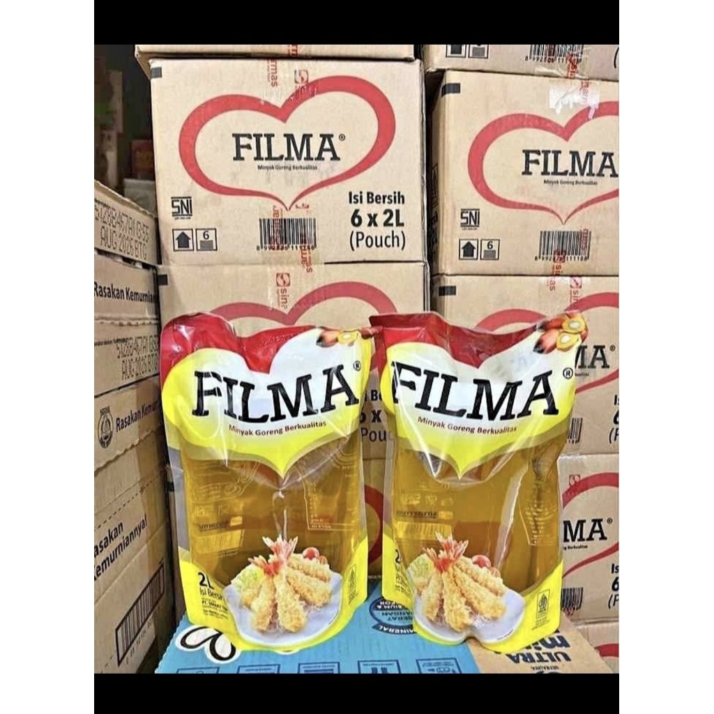 

minyak goreng filma 2liter / 2000ml kemasan reffil karton @6pcs