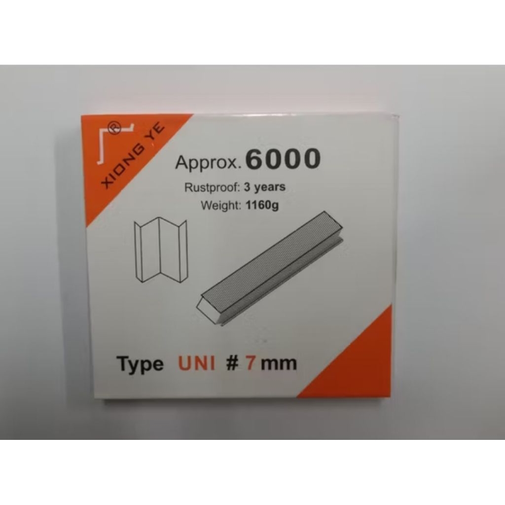 (2PCS)PAKU V NAIL UNI 7 XIONG YE/ PAKU SUDUT PIGURA/PAKU V NAIL