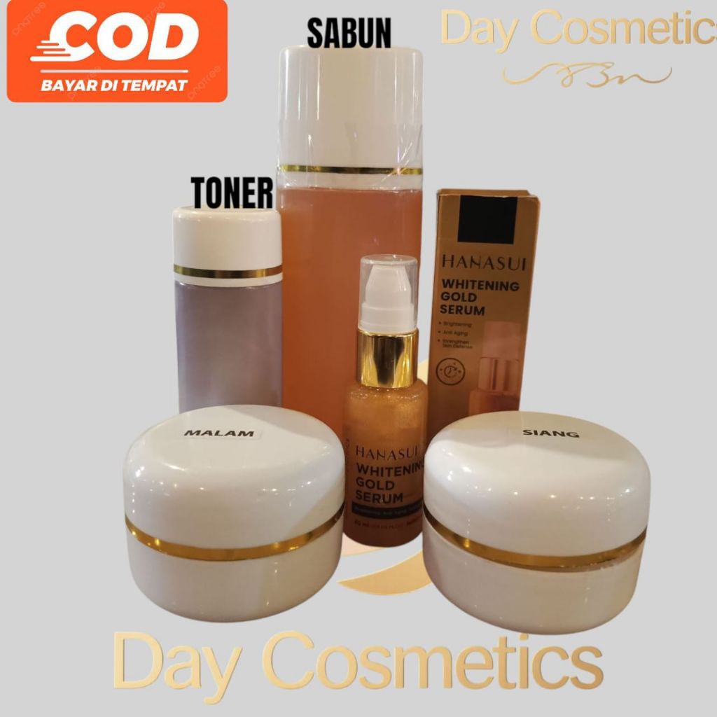 Paket Perawatan Kecantikan 30g+Serum Hanasui Semua Usia