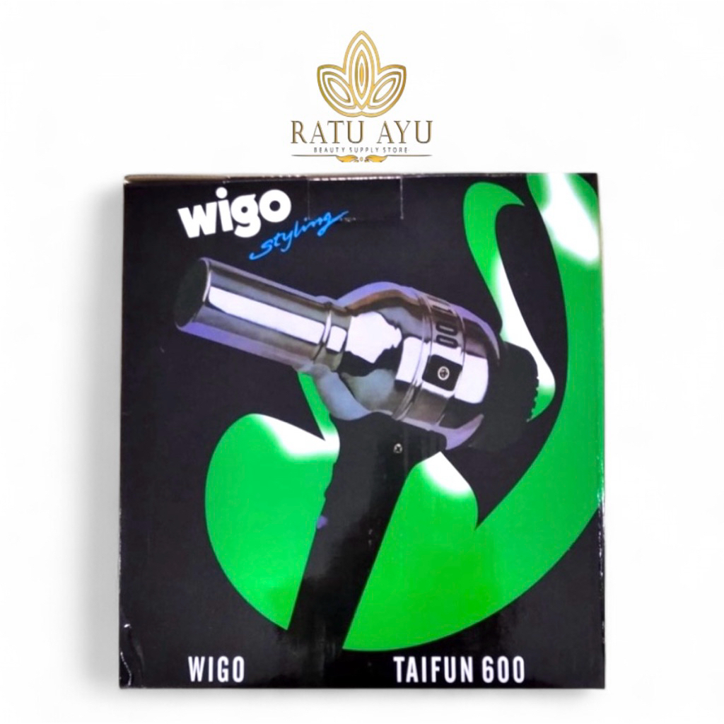 {CUCI GUDANG} WIGO Hairdryer Hijau Taifun 1100W