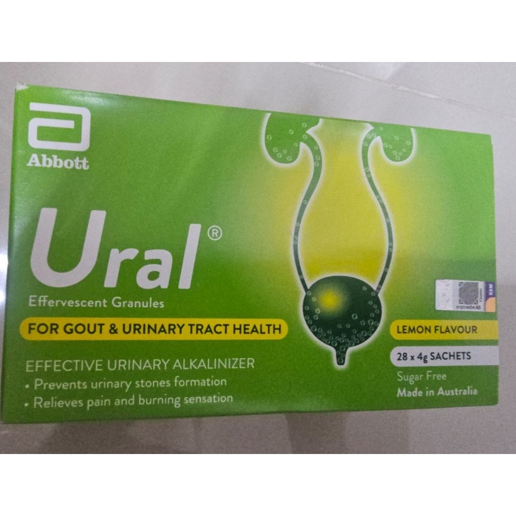 ABBOTT URAL EFFERVESCENT GRANULES 28 X 4 GRAM 