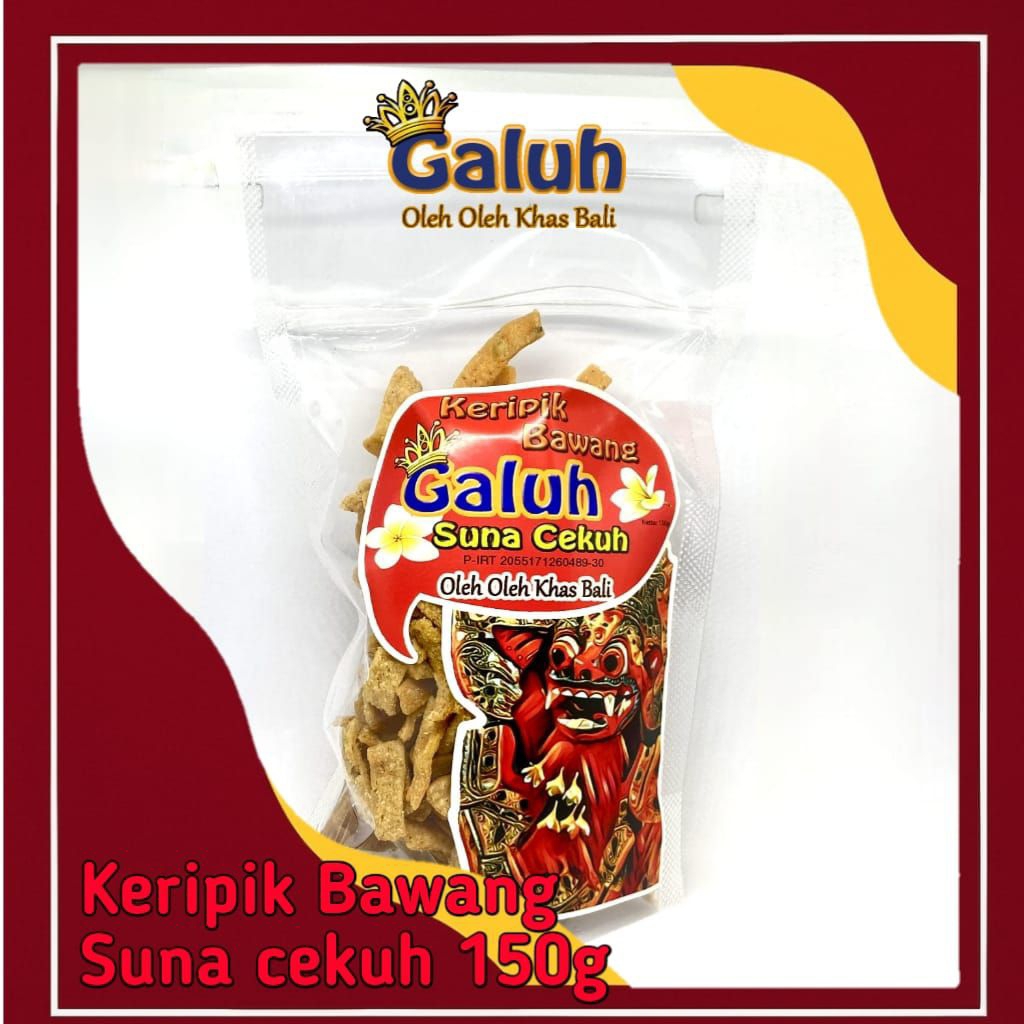 

Keripik Bawang Galuh 150g Renyah Pedas Halal Oleh Oleh Khas Bali Cemilan Murah