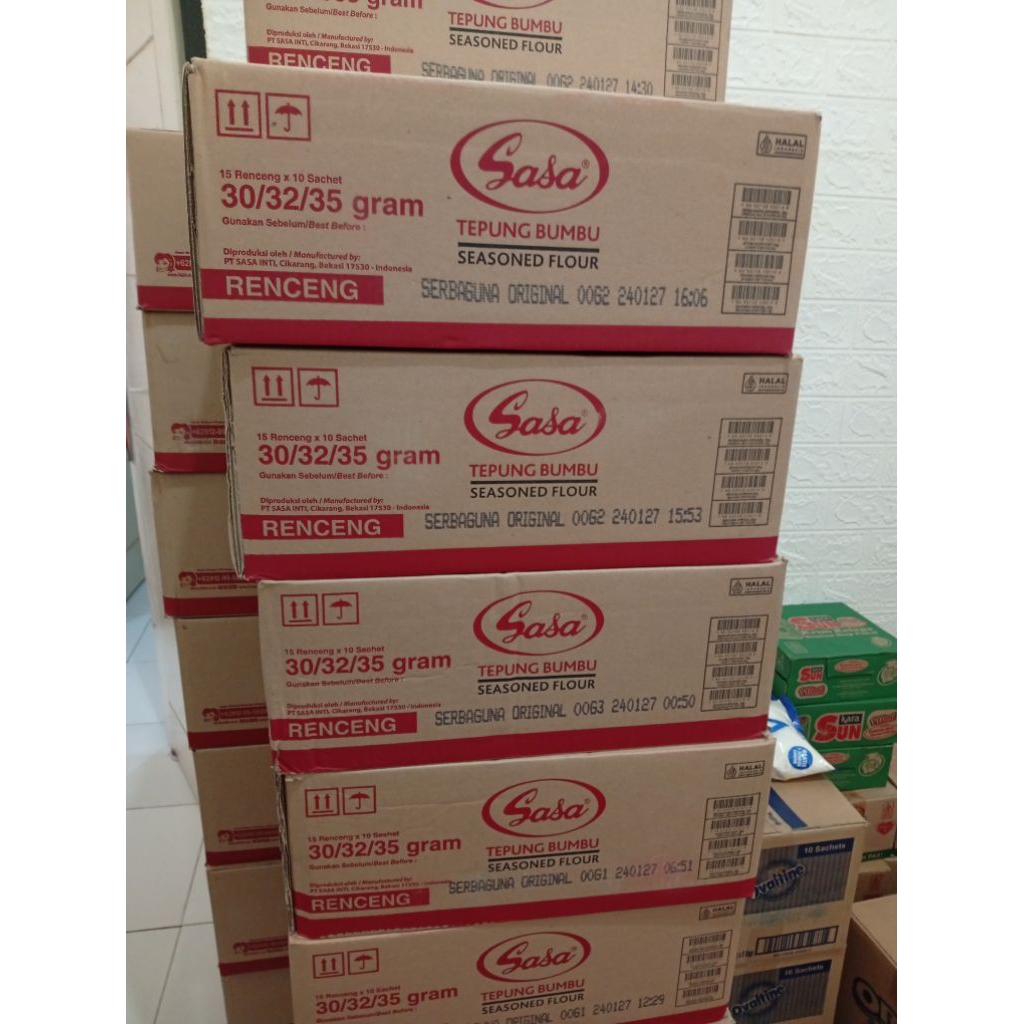 

Tepung bumbu Sasa serbaguna rentengan 1000 an 1 dus