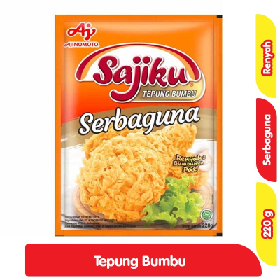 

Sajiku Tepung Bumbu 240G Serbaguna