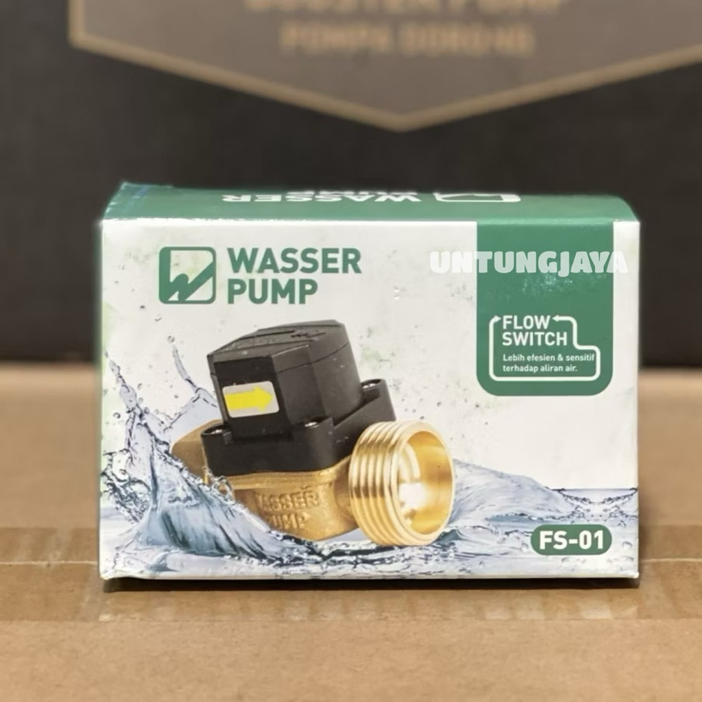 OTOMATIS FLOW SWITCH WASSER // FLOW SWITCH 1 x 1 INCH WASSER ORIGINAL POMPA BOOSTER PB 169 EA PB 218