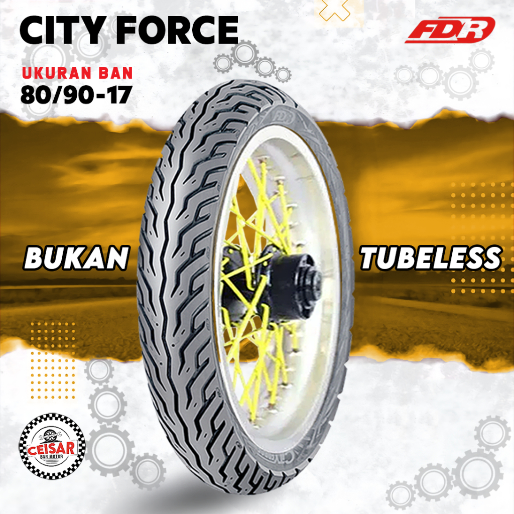 [PROMO MURAH] Ban Motor Bebek FDR SPARTAX 80/90 Ring 17 Bukan Tubeless