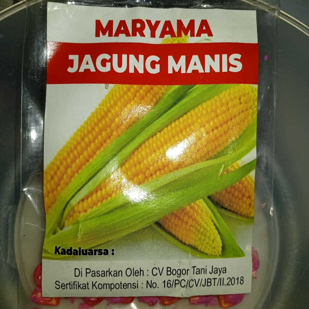 

jagung manis maryama 18 gram 100 biji CV Bogor Tani Jaya