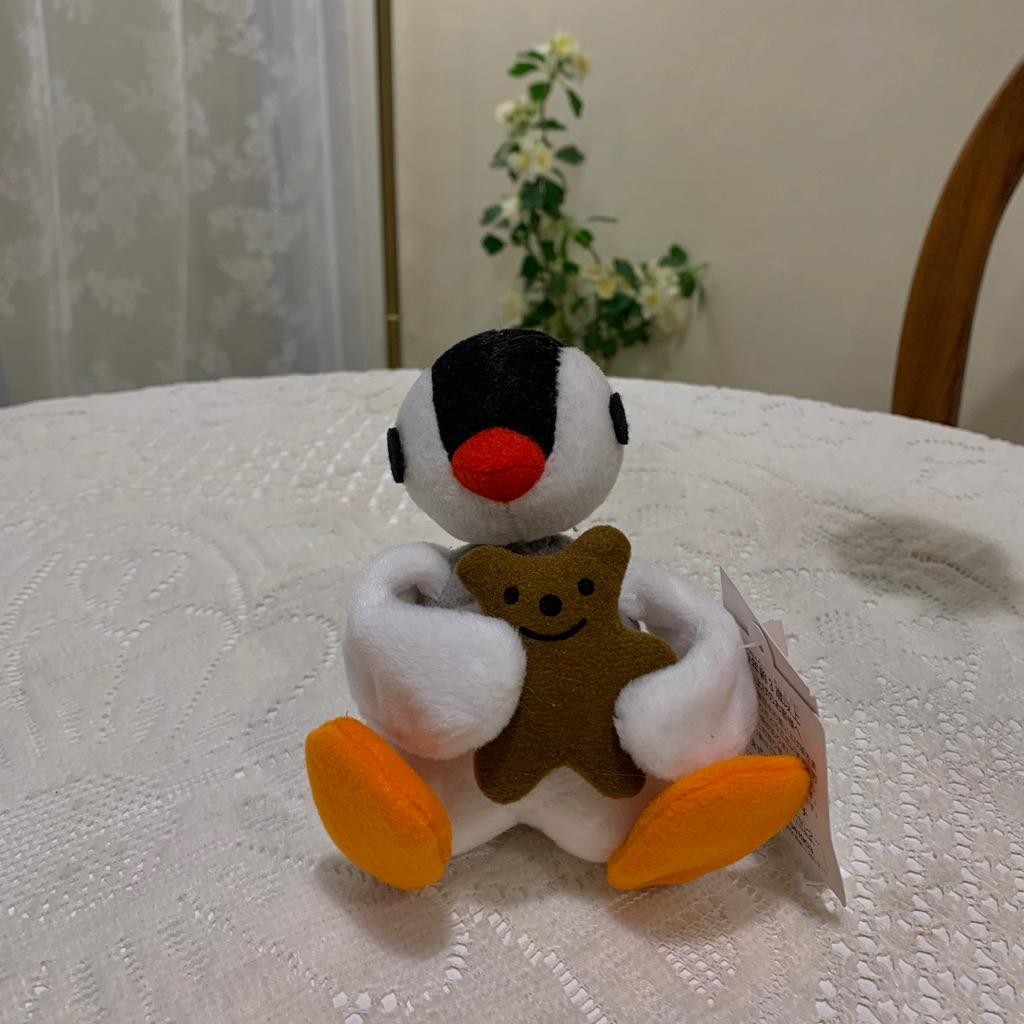 Plushie Boneka Pingu Musik Pegang Sesuatu Original Sekiguchi