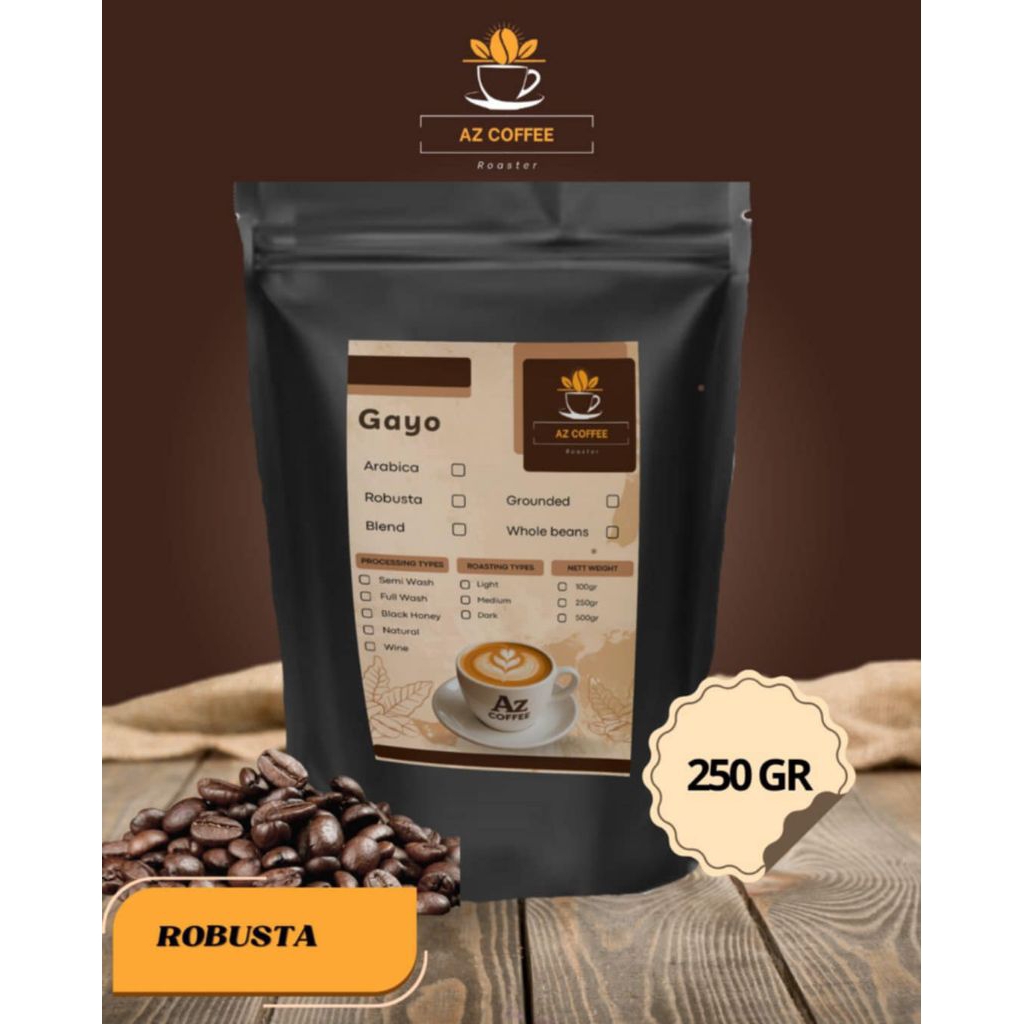 

KOPI ROBUSTA GAYO Premium 250 gr