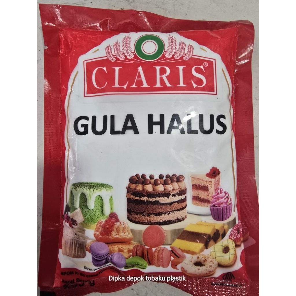 

gula halus claris merah claris orange oren donat tabur gula dingin 250gram