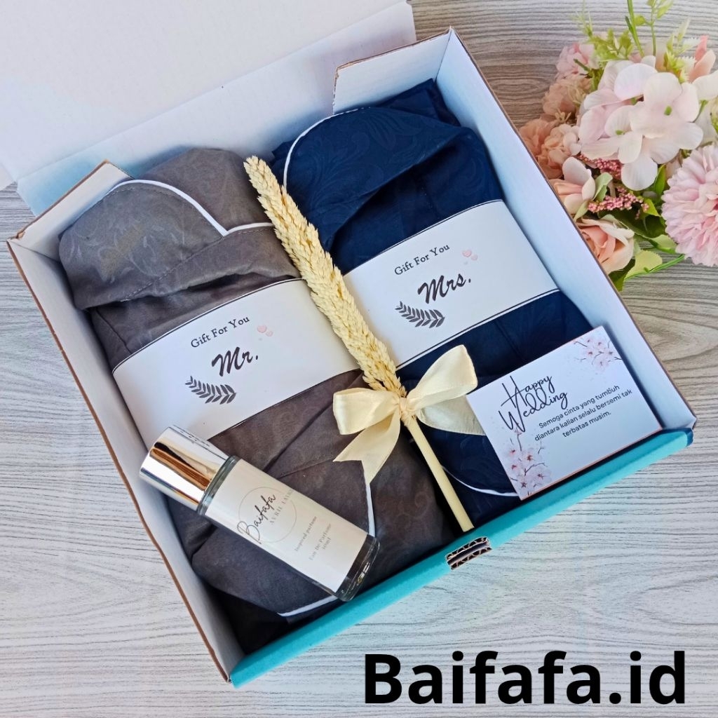 cuci gudang hampers setelan piyama pria dan daster piyama wanita hampers wedding baju tidur