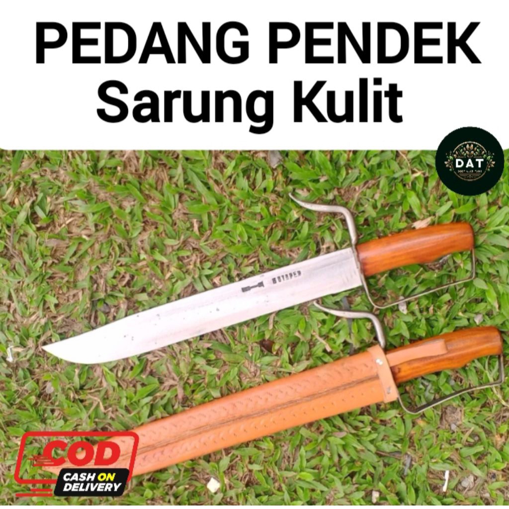 PEDANG PENDEK SARUNG KULIT