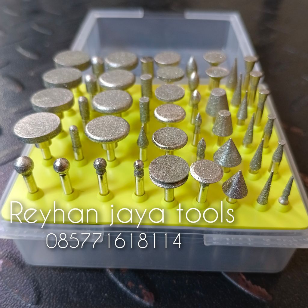Mata bor intan ukir profil mini grinder set 50 pcs original Kleber