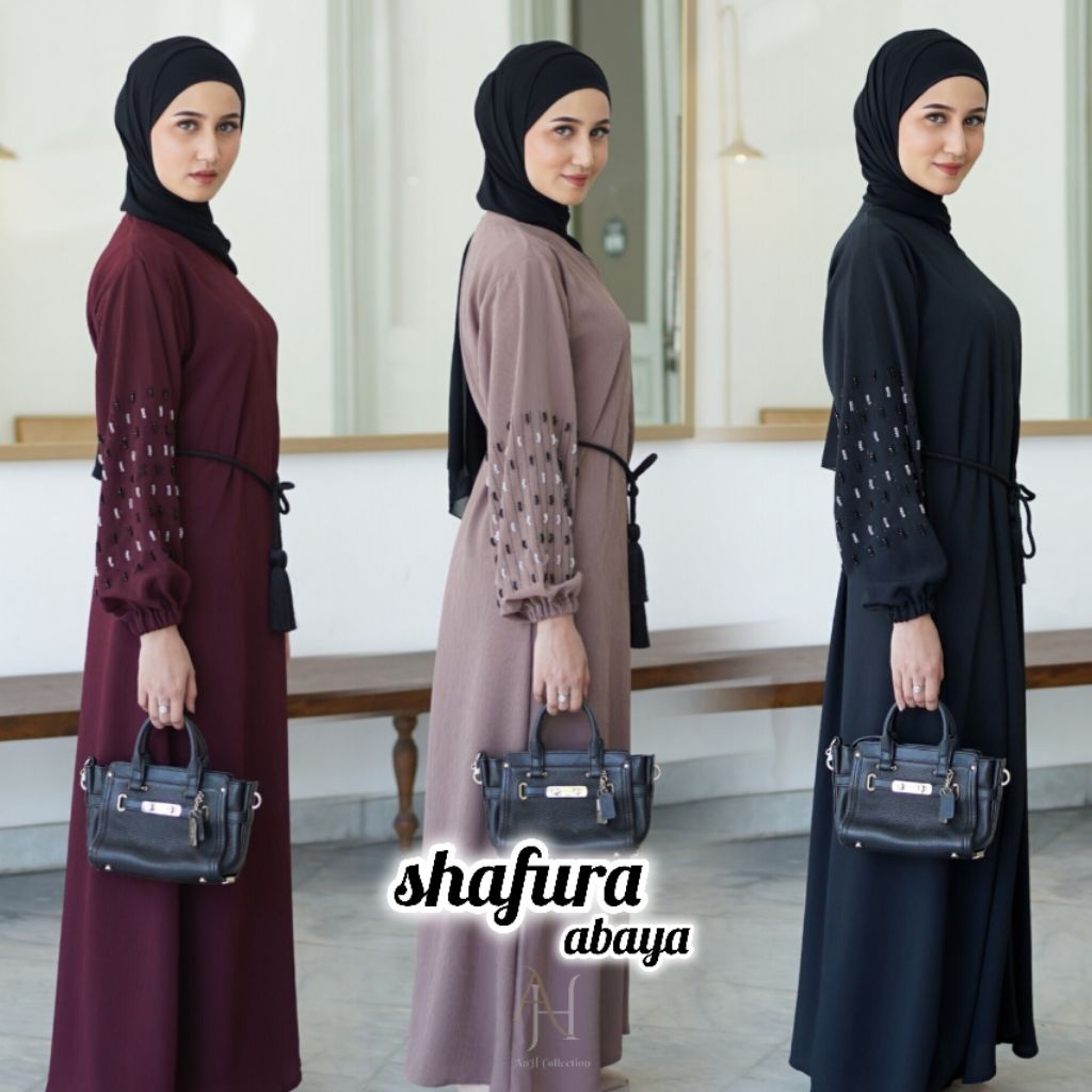 AnH Collection - Abaya Shafura by AnH Collection Busui Gamis Syar'i Busana Muslim Pusat Abaya Termur