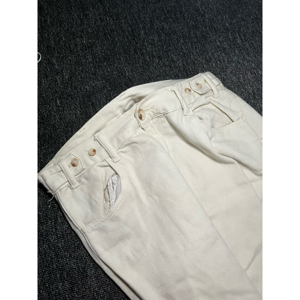highwaist jeans broken white