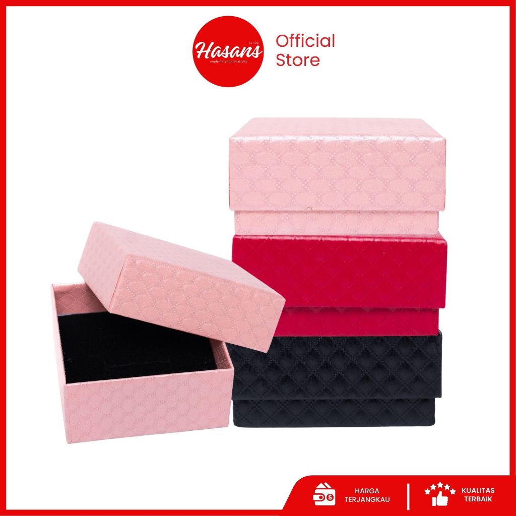 

[1 Set] Box Kado / Kotak Hampers / Hard Box / Gift Box / Kotak Kado Hadiah / Box 02 7.5x7.5x3.5