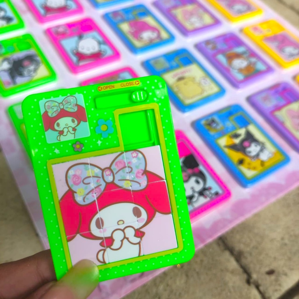 mainan puzzle geser besar 9 kotak sanrio / mainan edukasi anak / puzle / mainan murah