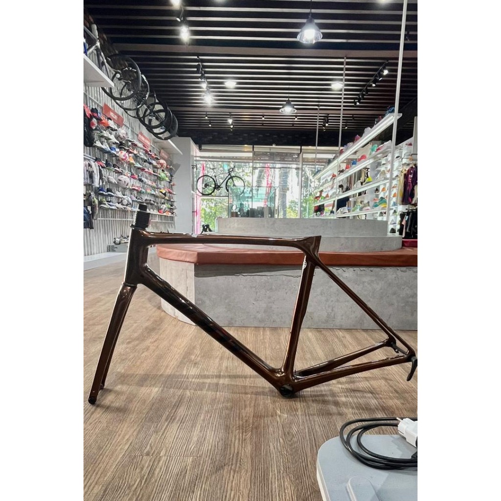 Frame Sepeda GIANT TCR ADV 2 Hematite  ML Eks