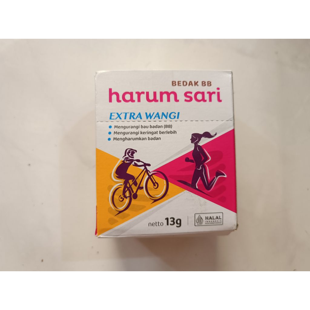 Harum Sari Bedak BB Extra Wangi 13gr 10 Sachet REJECT KEMASAN