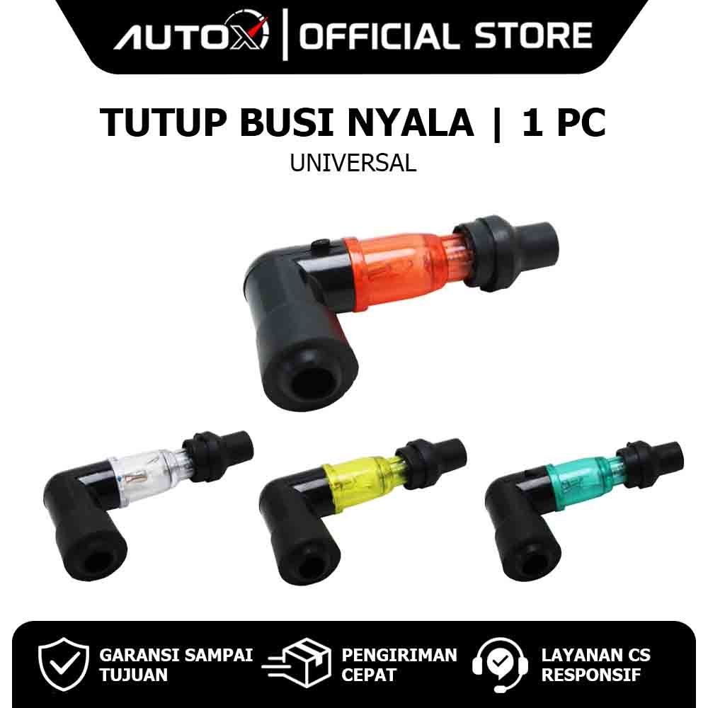 Tutup Busi Nyala Beat F1 FI Pop eSP Street & Vario 110 125 150 Old New LED & Mio M3 Z & Scoopy & Spa
