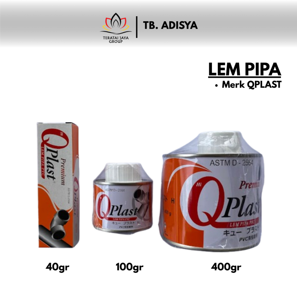 Lem Pipa Pralon PVC/LEM PIPA QPLAST ODOL & KALENG