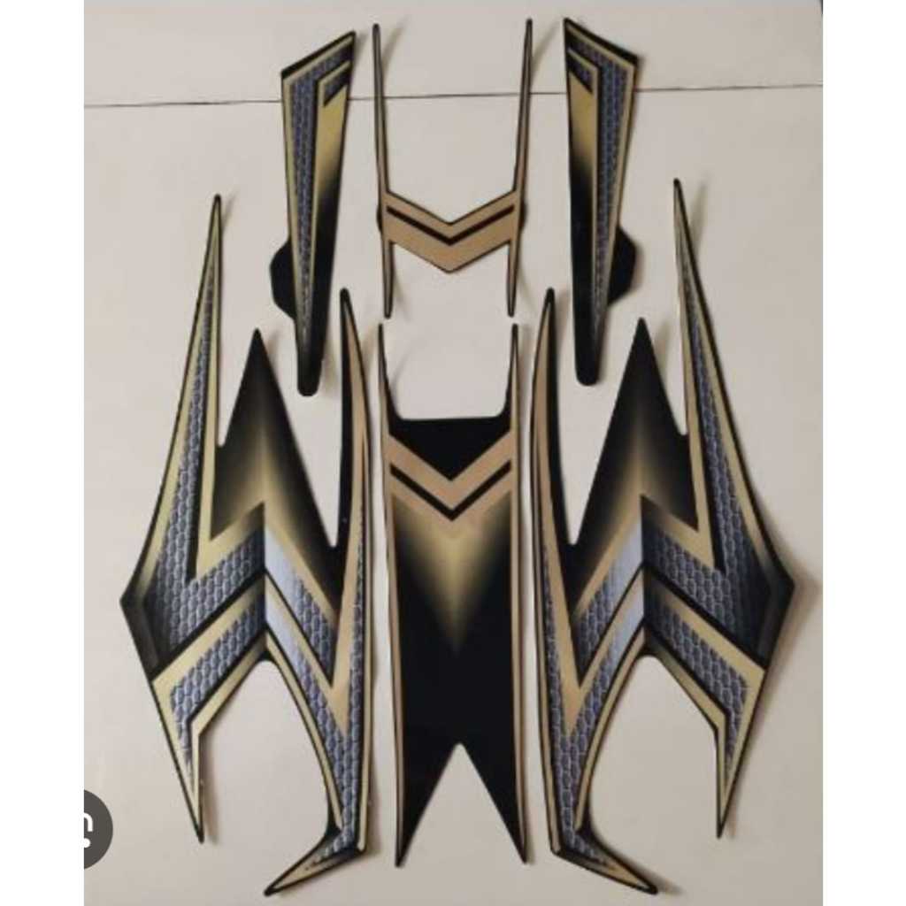 Striping Stiker Motor Yamaha Rx King SE 2004 Gold | Lis Les Body Rx king SE 2004 Gold