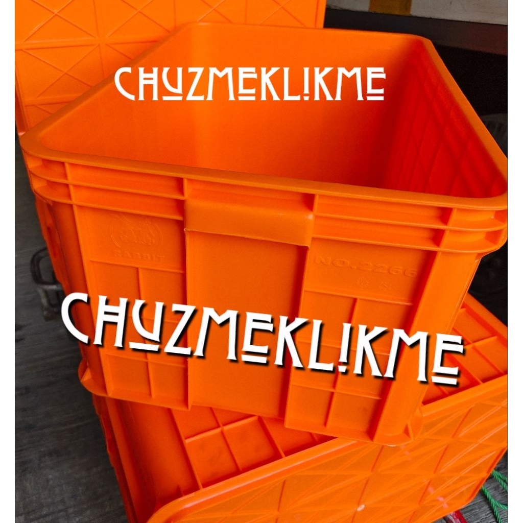Container box industri Rabbit 2266 (Orens) PO/Box industri rapat rabbit 2266 (khusus warna pesanan)/