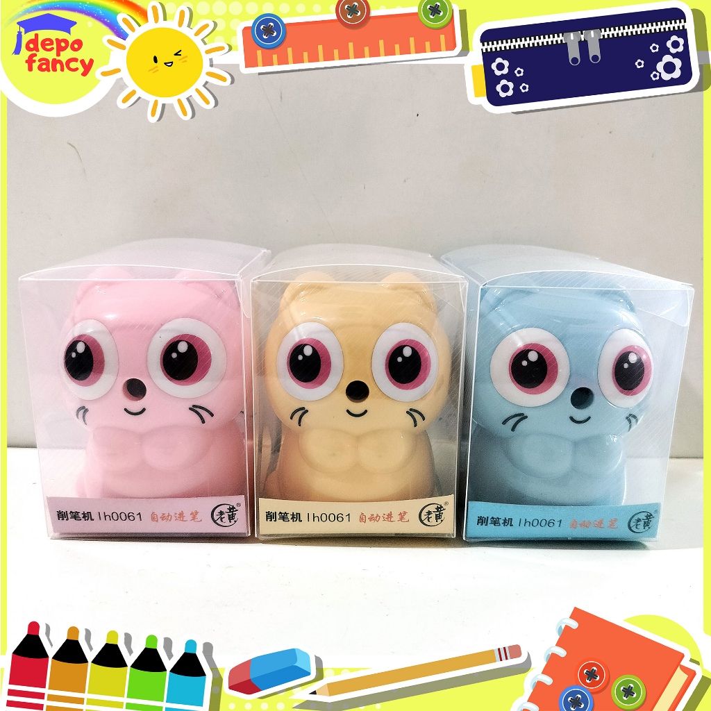 

Rautan Pensil Meja Putar LH-0061 Cat / Sharpener / Ongotan / Peruncing / Sleper