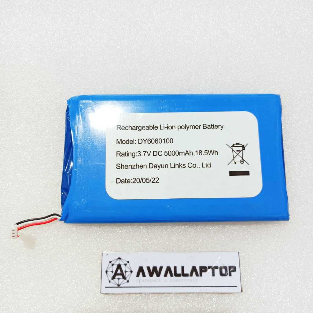 battery lithium ion polymer 5000mah 18.5wh 3.7v baterai