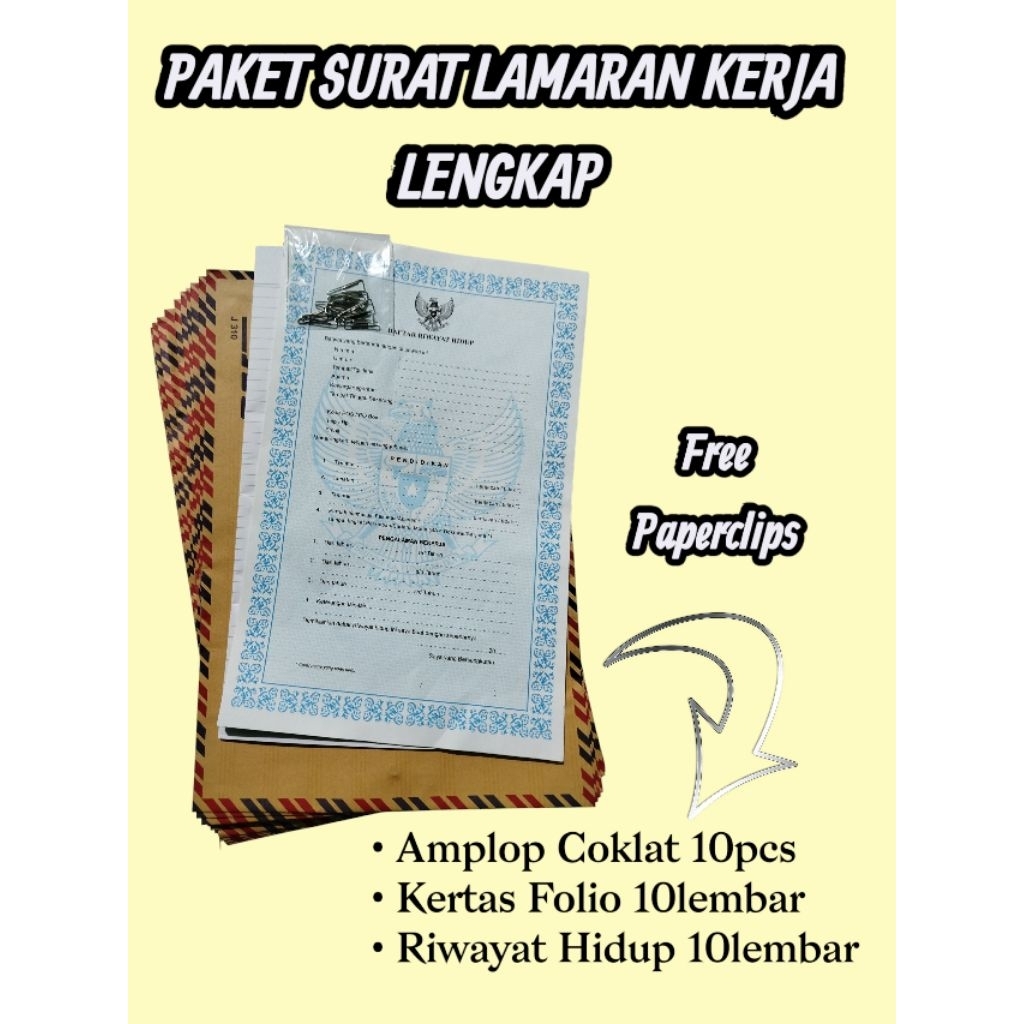 

Lamaran Kerja LENGKAP | Paket Melamar Kerja