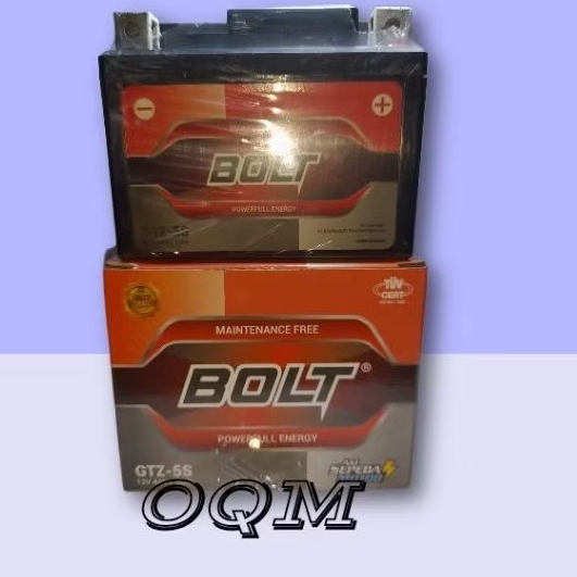 BOLT GTZ5S AKI MOTOR ACCU KERING MF 12 V 5 AH 5AH 12V GTZ5 10HR 10 HR