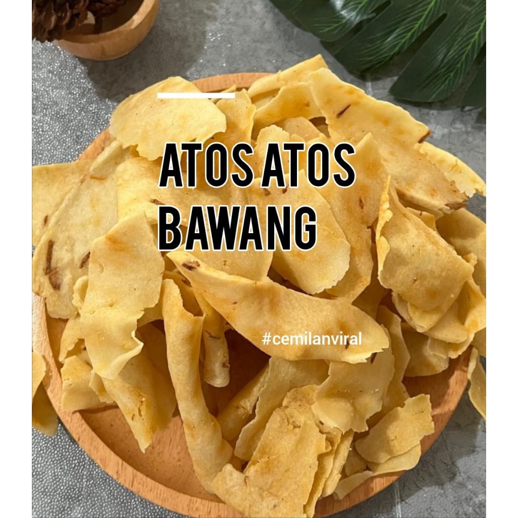 

Cemilan Viral Keripik Atos Atos Bawang Renyah Enak Murah Snack Food Kripik Makanan Keripik Asin
