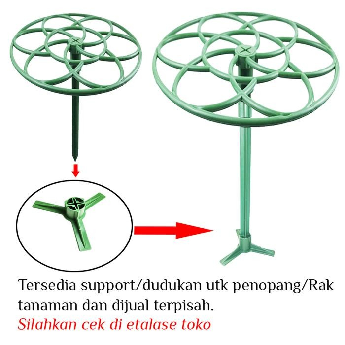 Support / Sepatu / Dudukan Penopang / Rak Tanaman Rambat