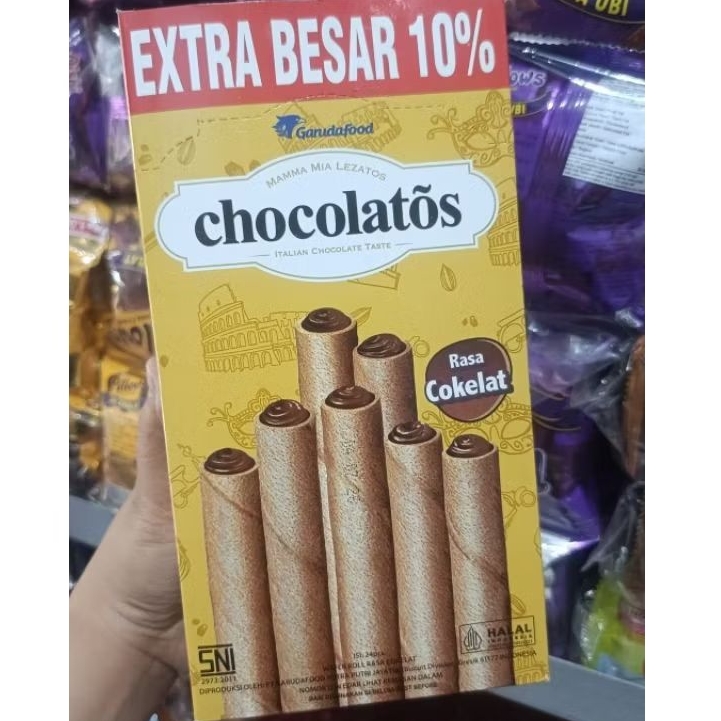 

(ABDILA) Chocolatos 14 gr isi 24